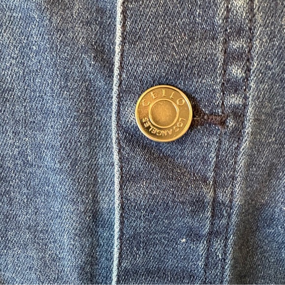 Cello Y2K Grunge Fringe Boho Overalls Sz M - Picture 3 of 10